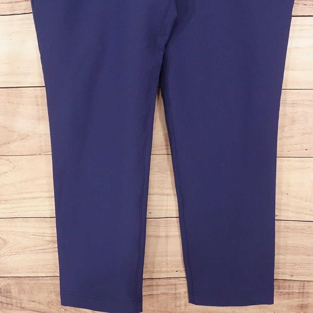 Panama Jack Chino Pants Mens 34x30 Blue Regular Fit Stretch Microfiber Tech Golf - Picture 3 of 11